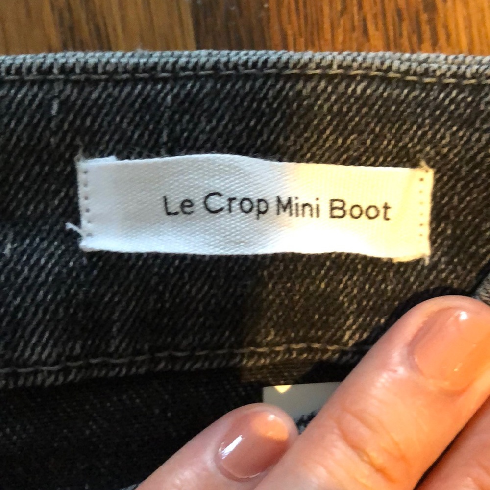 Frame denim mid rise le crop mini boot - Picture 5 of 10